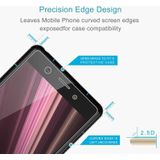 10 stks 0.26mm 9H 2.5D gehard glasfilm voor Sony Xperia XZ4 Compact