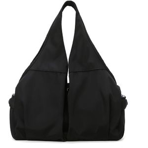 Female Dry And Wet Separation Sports Gym Bag Handbag Duffel Bag Short Distance Light Swimming Bag(Black )