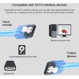 Mini SAS to SATA Data Cable With Braided Net Computer Case Hard Drive Cable specification: SATA Double Female Straight-0.5m