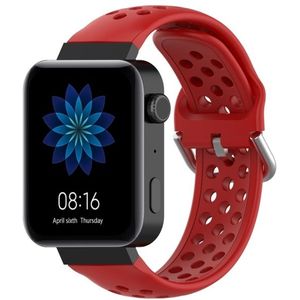For Xiaomi Watch / Huawei Honor S1 18mm Solid Color Sport Wrist Strap Watchband(Red)