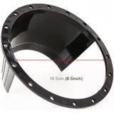 2 PCS 6.5 inch Car Auto Loudspeaker Plastic Waterproof Cover with Protective Cushion Pad  Inner Diameter: 14.5cm