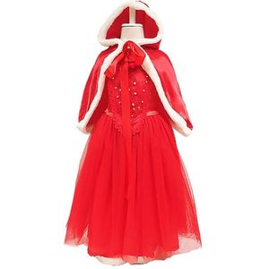 Kerstkostuum Show Dress Rok (Kleur: Rood formaat: 120)
