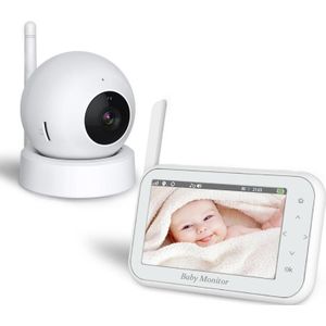 ABM201 4 5 inch draadloze video-nachtzicht babyfoon beveiligingscamera (EU-stekker)