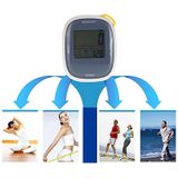 3D All Dimensional Multifunction Digital Electronic Pedometer Step Counter(Yellow)