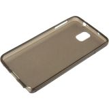 Translucent TPU Case for Galaxy Note III / N9000  (Dark Grey)