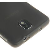 Translucent TPU Case for Galaxy Note III / N9000  (Dark Grey)