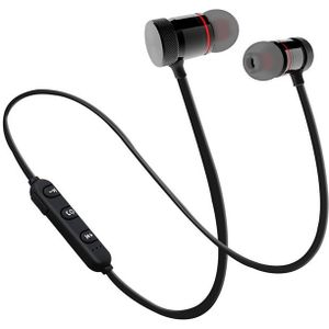 MoreBlue S07 Wireless Bluetooth Earphones Metal Magnetic Stereo Bass Headphones Cordless Sport Headset Earbuds With Microphone(Black)