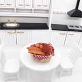 3 stuks 1:12 Mini poppenhuis meubels keuken levert micro-voedsel spelen brood vak mand
