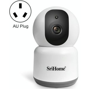 SirHome SH038 4 0 miljoen pixels QHD 2 4 G / 5G WiFi IP-camera  ondersteuning nacht kleur & beweging detectie & tweerichtingspraat & menselijke detectie & TF-kaart  AU Plug