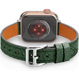 Draai gevlochten lederen horlogeband voor Apple Watch Series 7 45 mm / 6 & SE & 5 & 4 44mm / 3 & 2 & 1 42mm