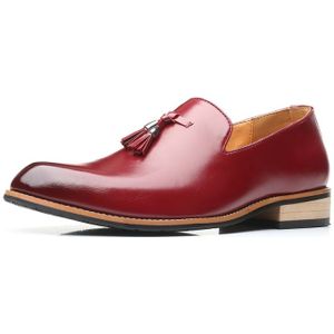 Wees Britse mannen jurk schoenen zachte rubber enige schoenen Trouwschoenen  maat: 38 (bruin)