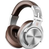 OneOdio A71 Head-mounted Noise Reduction Wired Headphone with Microphone(Brown)