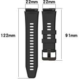 For Honor Magic Watch 2 46m 22mm Vertical Silicone Watch band(Ice Lake Green)