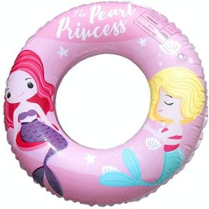 2 PCS Cartoon Mermaid Pattern Thickened PVC Children Swimming Ring  Size:60