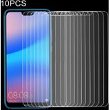 10 PCS for Huawei P20 Lite 0.26mm 9H Surface Hardness 2.5D Explosion-proof Tempered Glass Screen Film