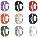 Siliconen geïntegreerde horlogeband voor Apple Watch Series 8 & 7 41 mm / SE 2 & 6 & SE & 5 & 4 40 mm / 3 & 2 & 1 38 mm