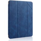 For iPad Pro 11 (2020) DG.MING See Series Horizontal Flip Leather Case ?with Holder & Pen Tray(Blue)
