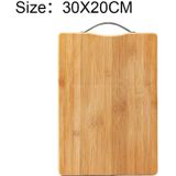 Kitchen Rectangular Bamboo Chopping Block Thickening Cutting Board  Size: 30cm x 20cm