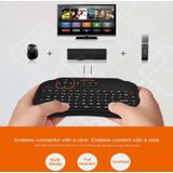 VIBOTON S1 Air Mouse 83-keys QWERTY 2.4GHz Mini Rechargeable Wireless Keyboard with Touchpad for PC  Pad  Android / Google TV Box  Xbox360  PS3  HTPC / IPTV  Support Auto Sleep and Auto Wake Mode(Black)