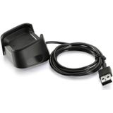 Replacement USB Charger Charging Cable Dock Adapter for Fitbit Versa Smartwatch  Cable Length: 1m(Black)