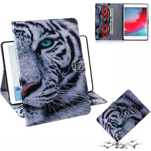 Tiger Pattern Horizontal Flip Leather Case for iPad Mini (2019) / 4 / 3 / 2 / 1  with Holder & Card Slot & Wallet