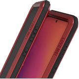 For Galaxy A71 LOVE MEI Metal Shockproof Waterproof Dustproof Protective Case(Red)