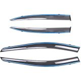 4 PCS Window Sunny Rain Visors Awnings Sunny Rain Guard for Honda CITY 2009-2014 Version