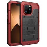 For iPhone 14 Pro Shockproof Waterproof Dustproof Metal + Silicone Phone Case(Red)