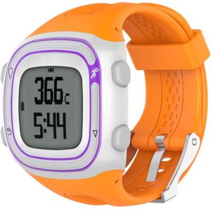 Silicone Sport Wrist Strap for Garmin Forerunner 10 / 15 (Orange)