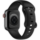 Silicone vervangende horlogebanden  maat: Kleine code voor Apple Watch Series 6 & SE & 5 & 4 44mm / 3 & 2 & 1 42mm