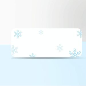 Thermal Label Paper Cosmetic Sticker Bottled Name Sticker For NIIMBOT D11 Printer  Size: Snow Blue