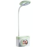 C8 Desktop LED Eye Protection Learning Multifunctional USB Camera Small Table Lamp(Green )