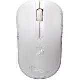 ZGB 101B 2.4GHz 1600 DPI Professional Commercial Wireless Optical Mouse Mute Silent Click Mini Noiseless Mice for Laptop  PC  Wireless Distance: 30m(White)