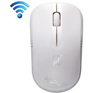 ZGB 101B 2.4GHz 1600 DPI Professional Commercial Wireless Optical Mouse Mute Silent Click Mini Noiseless Mice for Laptop  PC  Wireless Distance: 30m(White)