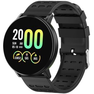 119plus 1.3inch IPS Color Screen Smart Watch IP68 Waterproof Support Call Reminder /Heart Rate Monitoring/Blood Pressure Monitoring/Blood Oxygen Monitoring(Black)