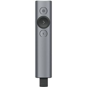 Logitech Spotlight 2.4Ghz USB Wireless Presenter PPT Afstandsbediening Flip Pen (Grijs)