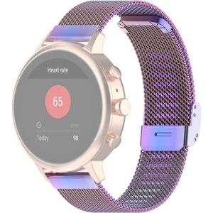 18mm Metal Mesh Wrist Strap Watch Band for Fossil Female Sport / Charter HR / Gen 4 Q Venture HR (Colour)