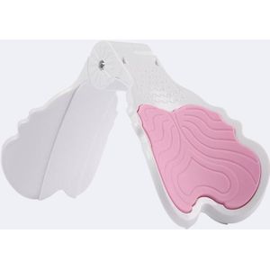 Butterfly Pattern Pelvic Muscle Trainer Home Fitness Leg Training Equipment Leg Clamp(Pink)