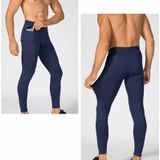 Zipper Pocket Fitness Running Training Zweet Wicking Quick Dry High Stretch Panty 's (Kleur: Wit formaat: S)