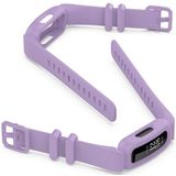 For Fitbit Inspire 2 Silicone Replacement Strap Watchband(Light Purple)