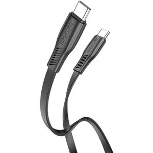 Borofone BX85 1m 60W USB-C / Type-C naar Type-C gunstige oplaaddatakabel