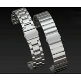 Voor Huawei Band 6 / Honor Band 6 MIJOBS Bamboe Joint Roestvrij Staal Metalen Gesp Vervanging Riem Watchband (Zilver)