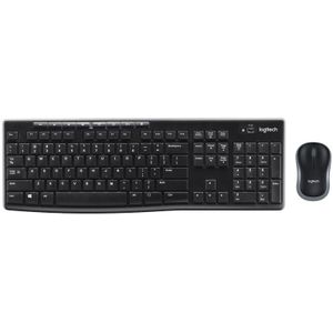 Logitech MK270 2.4GHz Wireless Keyboard + Mouse Set(Black)