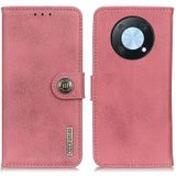 Voor Huawei Nova Y90/Enjoy 50 Pro KHAZNEH Koeienhuid Textuur Horizontale Flip Lederen Telefoon Case (Roze)