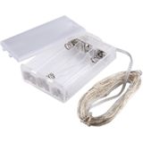 5m IP65 Waterproof Colorful Light Silver Wire String Light  6W 50 LEDs SMD 0603 3 x AA Batteries Box Fairy Lamp Decorative Light  DC 5V