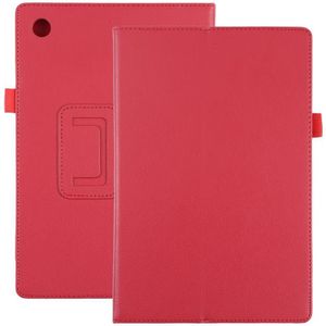 Voor Samsung Galaxy Tab A8 10.5 2021 Litchi Texture Solid Color Leather Tablet Case