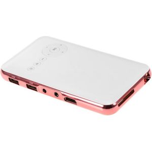 Wejoy DL-S6+ 1000 Lumens 854x480 Smart Mini Projector  RK3128 CPU  1GB+32GB  Android 4.4  Bluetooth  WiFi  HDMI(Rose Gold)