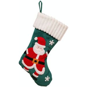 Kerst Borduurwerk Decoratieve Cadeauzakjes Snoep Zakjes Kerstboom Mantel Decoratieve Sokken (Oude Man)