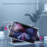 Voor Honor Pad 8 12 inch 2022 Acryl 360 Graden Rotatie Houder Tablet Lederen Case (Paars)