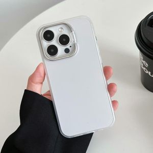 Voor iPhone 12 Pro Max onzichtbare houder ultradunne pc-telefoonhoes (transparant wit)